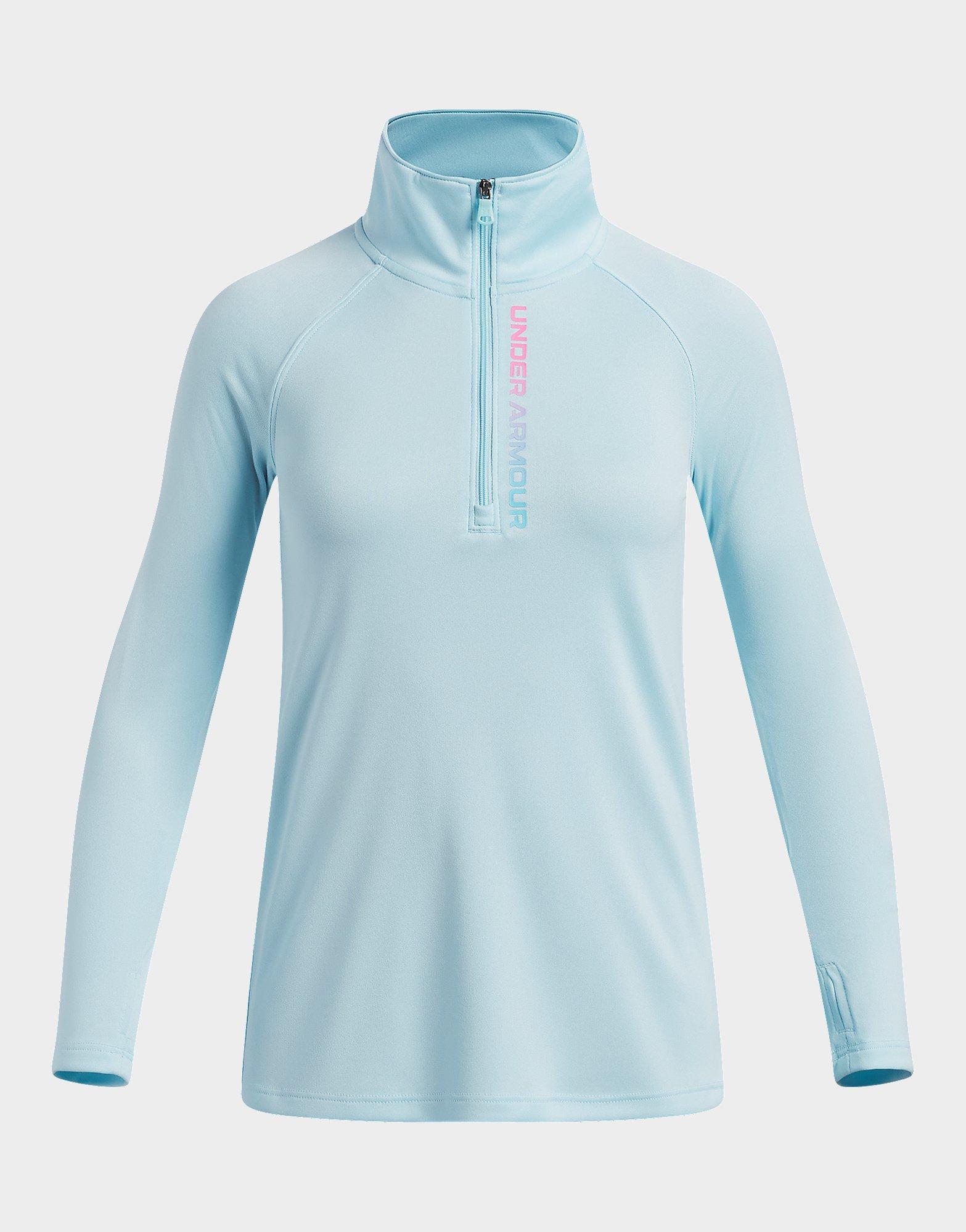 Under Armour Girls' Wordmark 1/2 Zip Top Junior