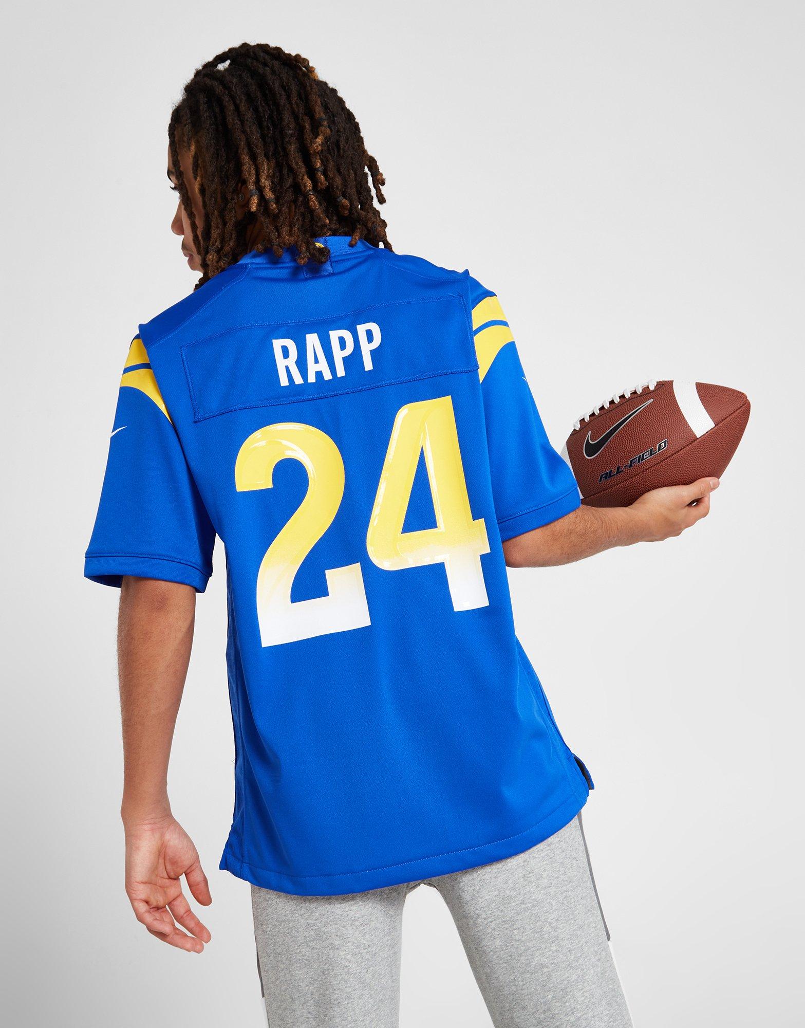 2020-22 LA RAMS RAPP #24 NIKE GAME JERSEY (HOME) S - W/TAGS