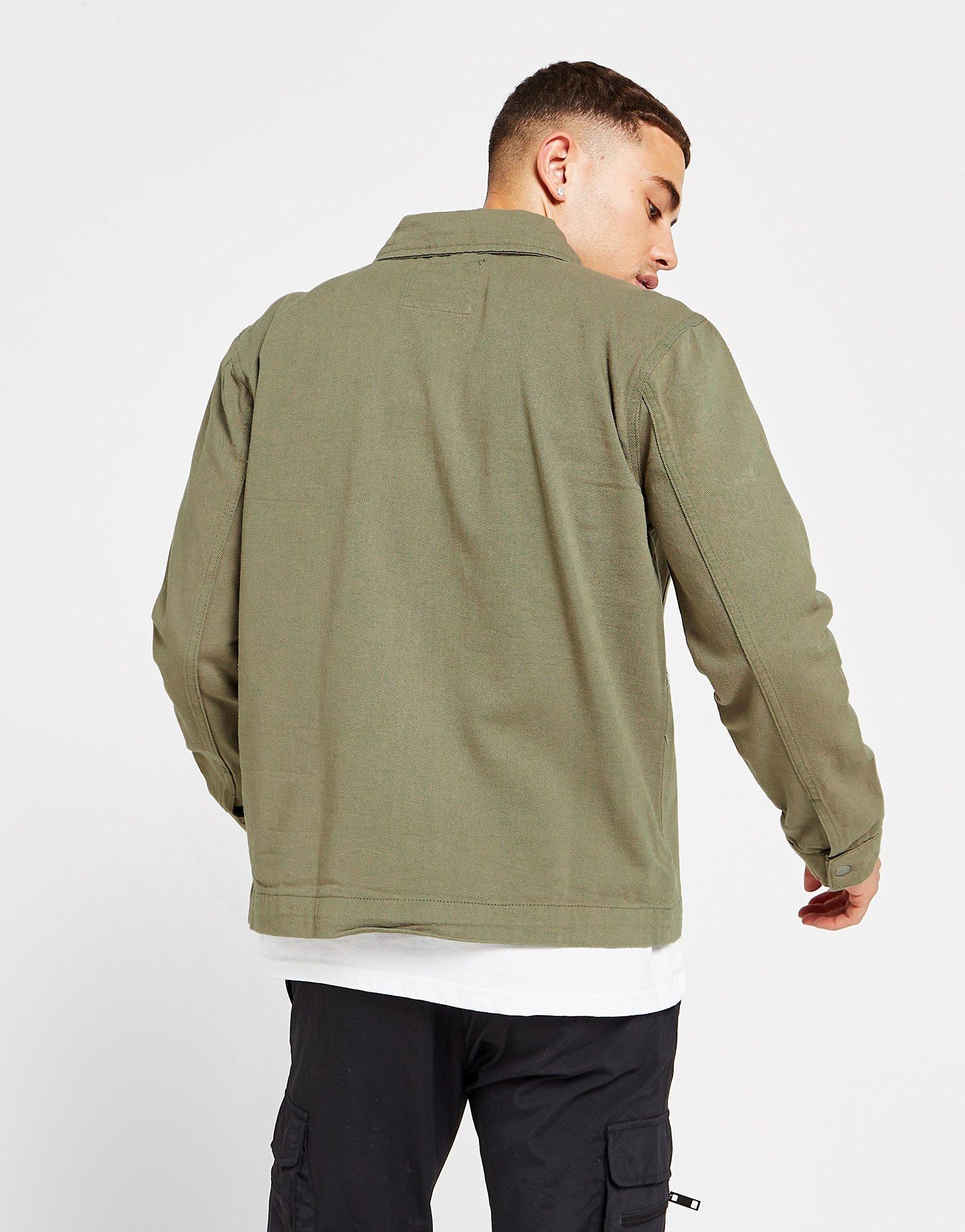 Brave Soul Twill Zip Overshirt