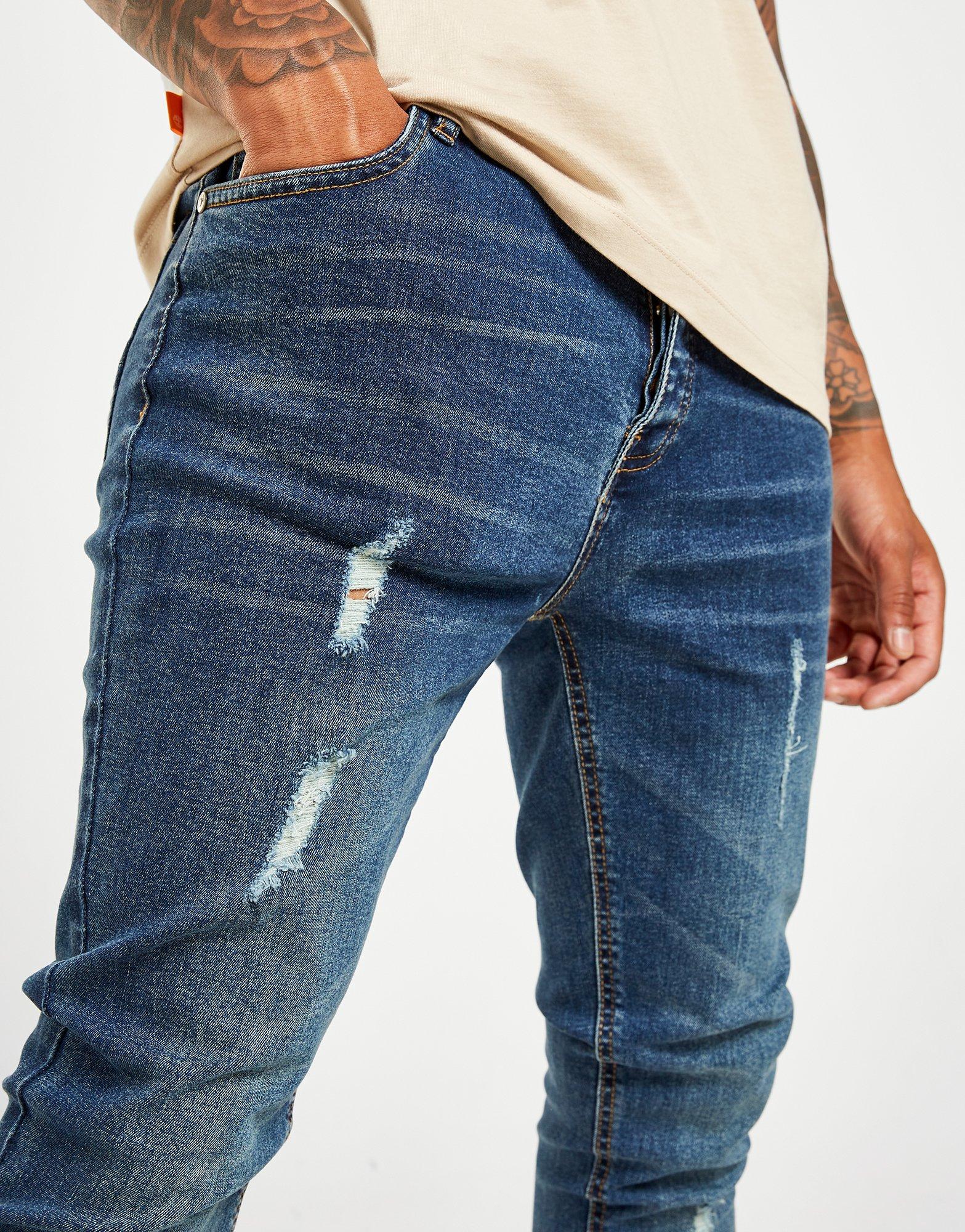 Brave Soul Core Distressed Skinny Jeans