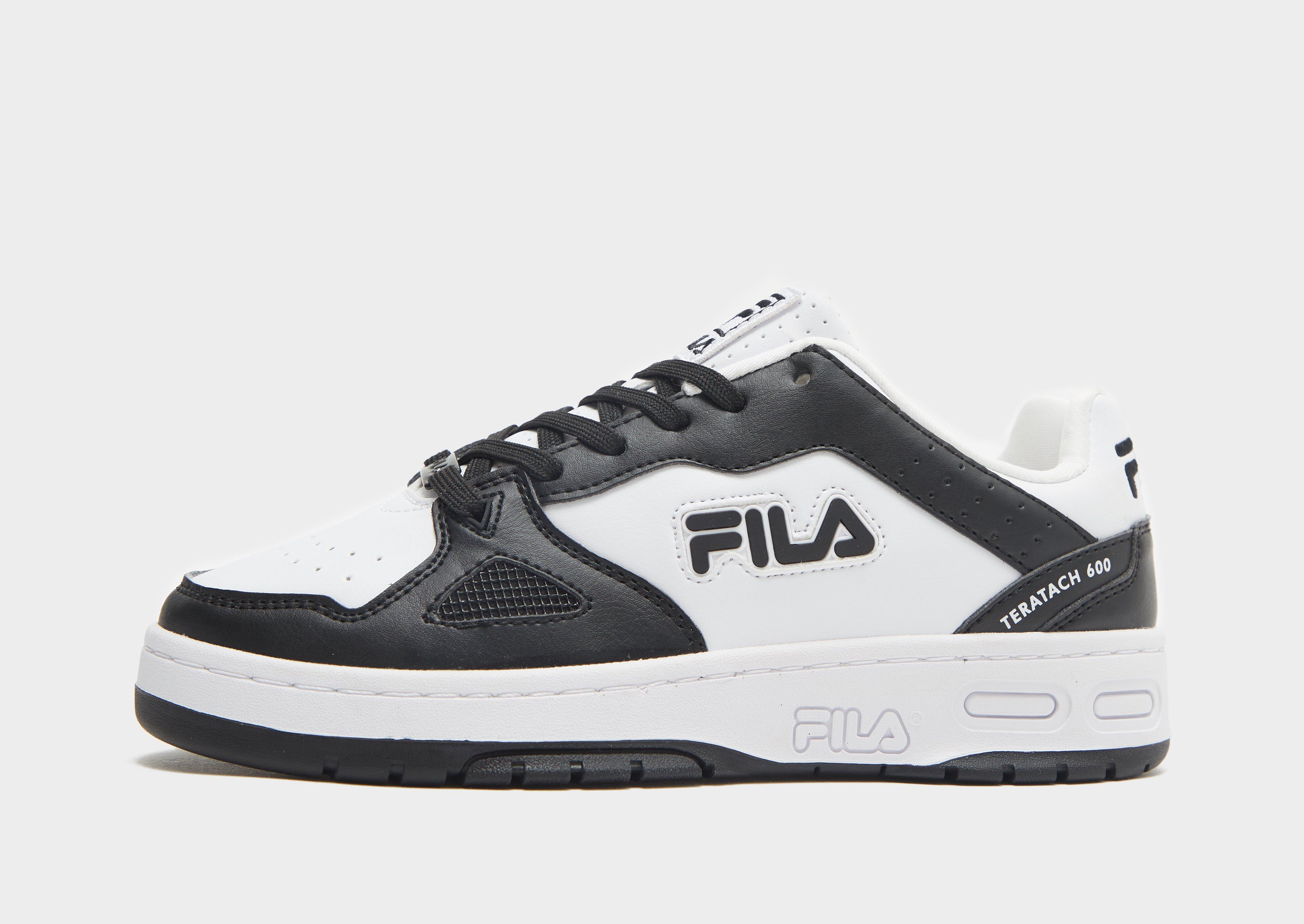 Fila nere shop con suola bianca