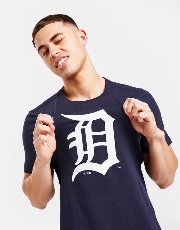 New era Team Logo Detroit Tigers Short Sleeve T-Shirt Blue