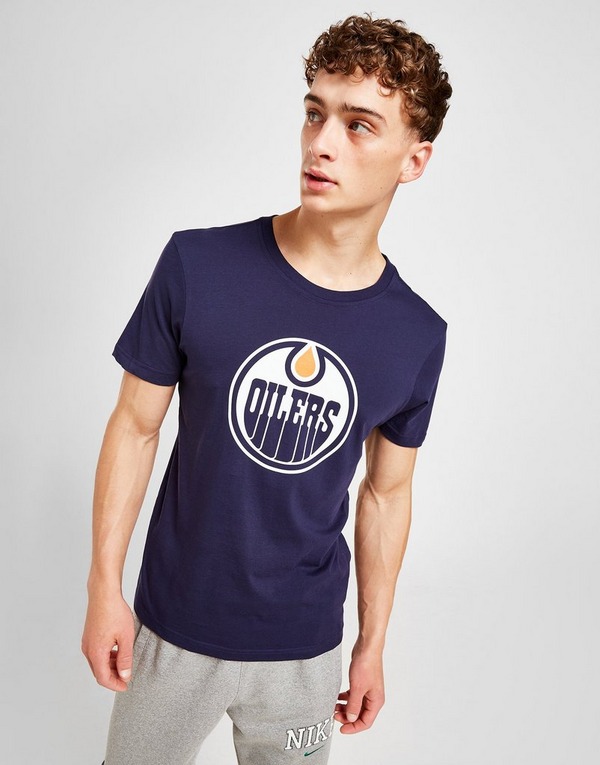 Official Team NHL Edmonton Oilers Logo T-Shirt