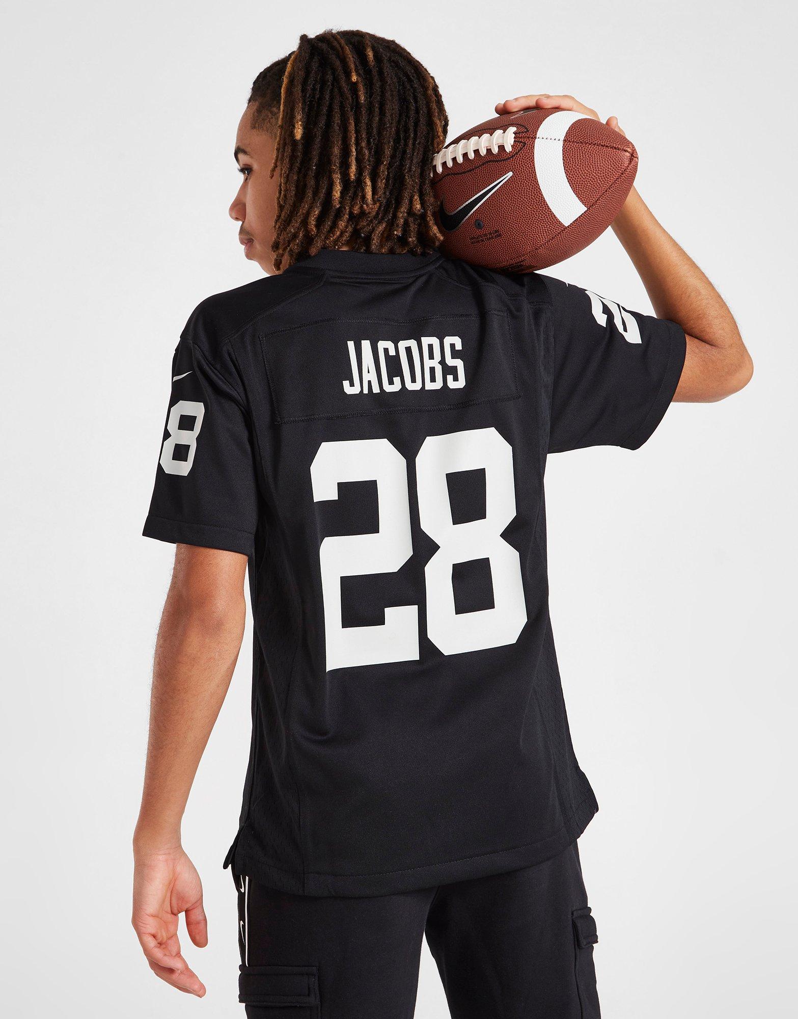 NFL Las Vegas Raiders Boys' Short Sleeve Jacobs Jersey - XS