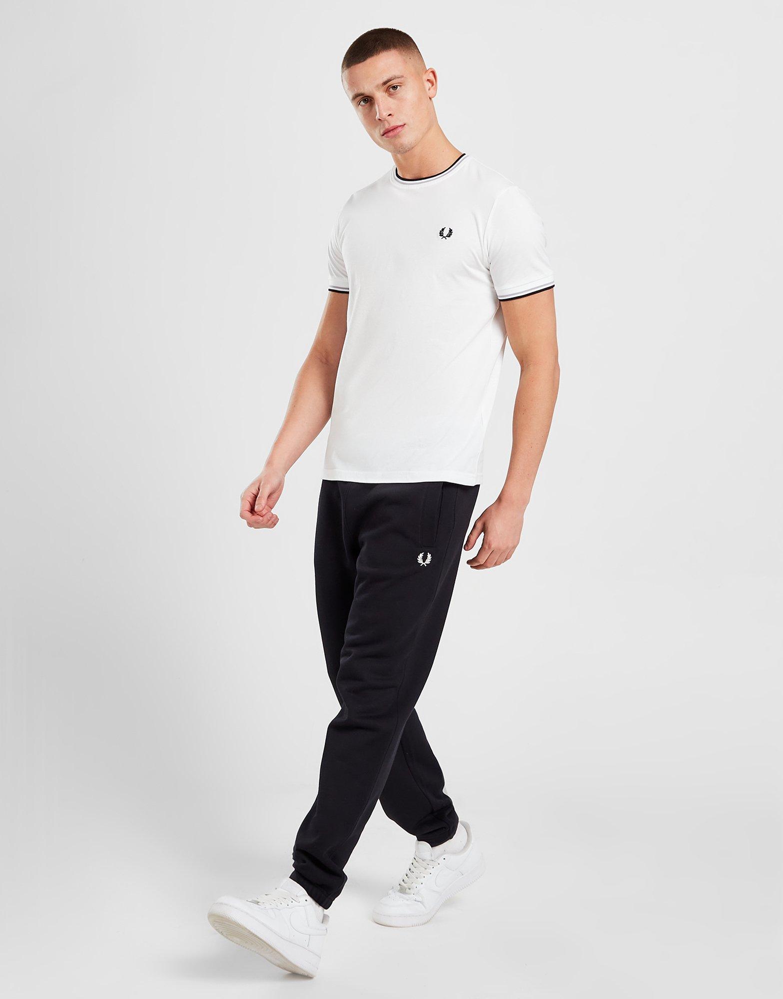 Black Fred Perry Twin Tipped T-Shirt - JD Sports Global