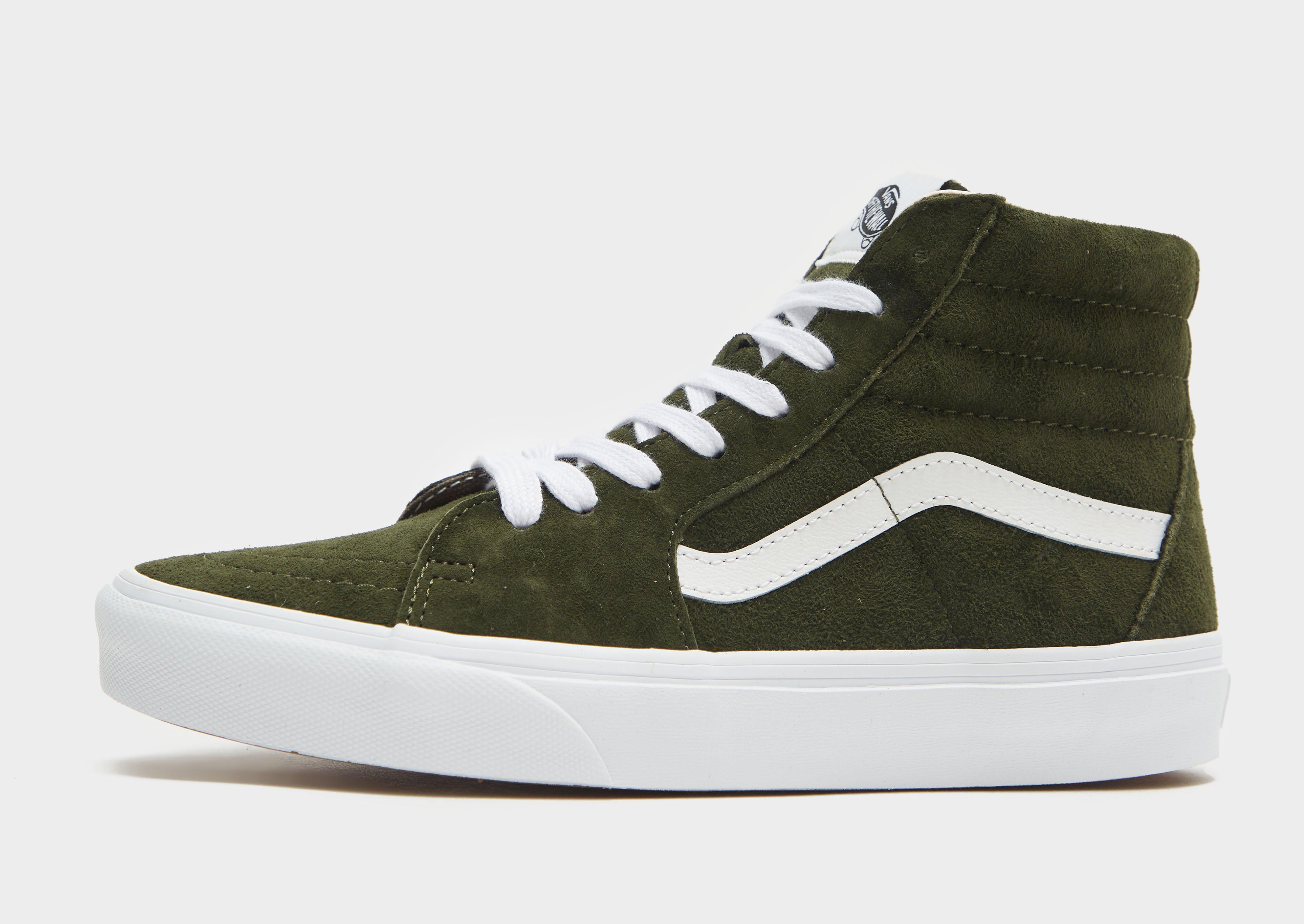 High top outlet vans army green