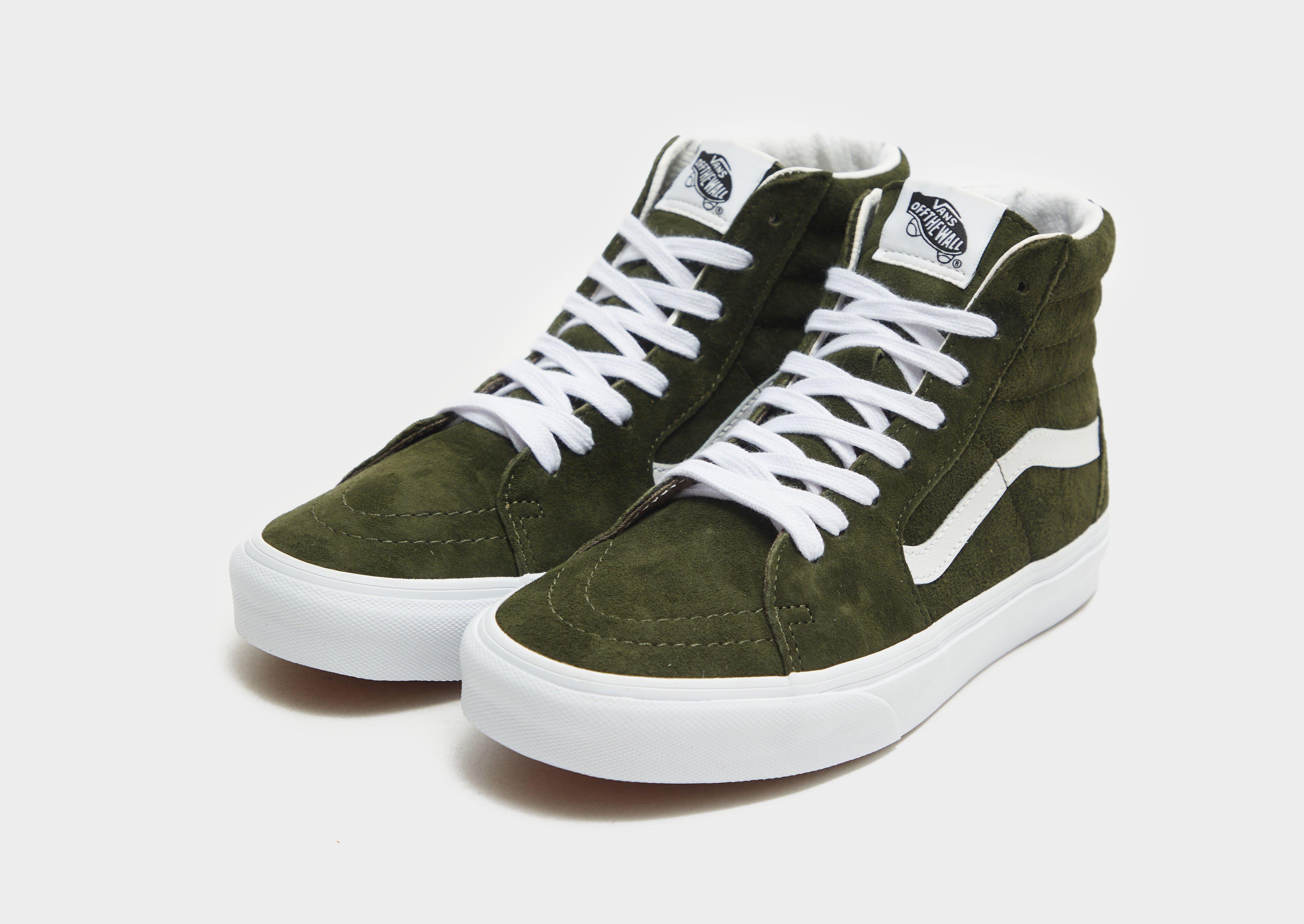 Green high top hot sale vans womens