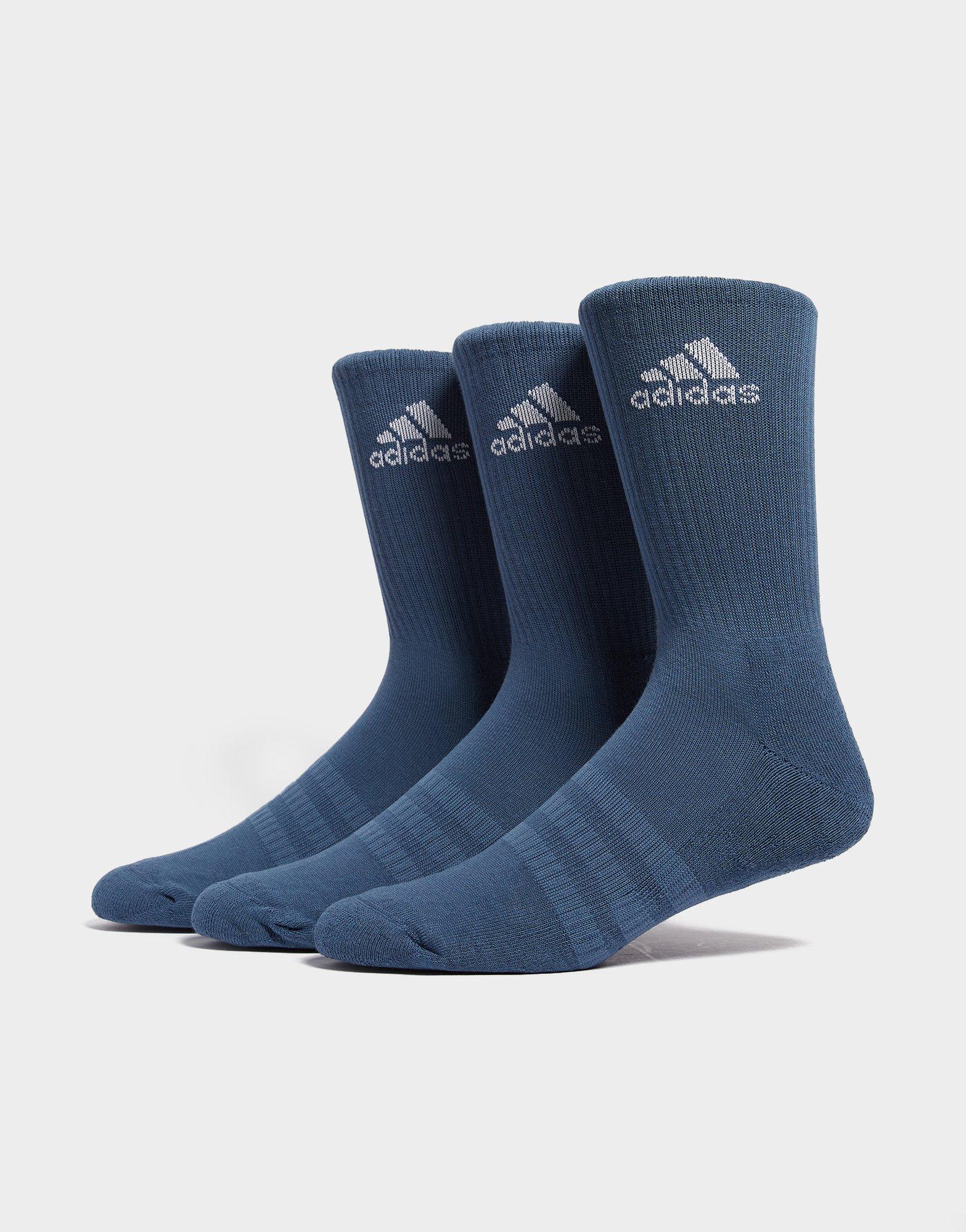 Blue adidas Crew Sock 3 pack JD Sports NZ