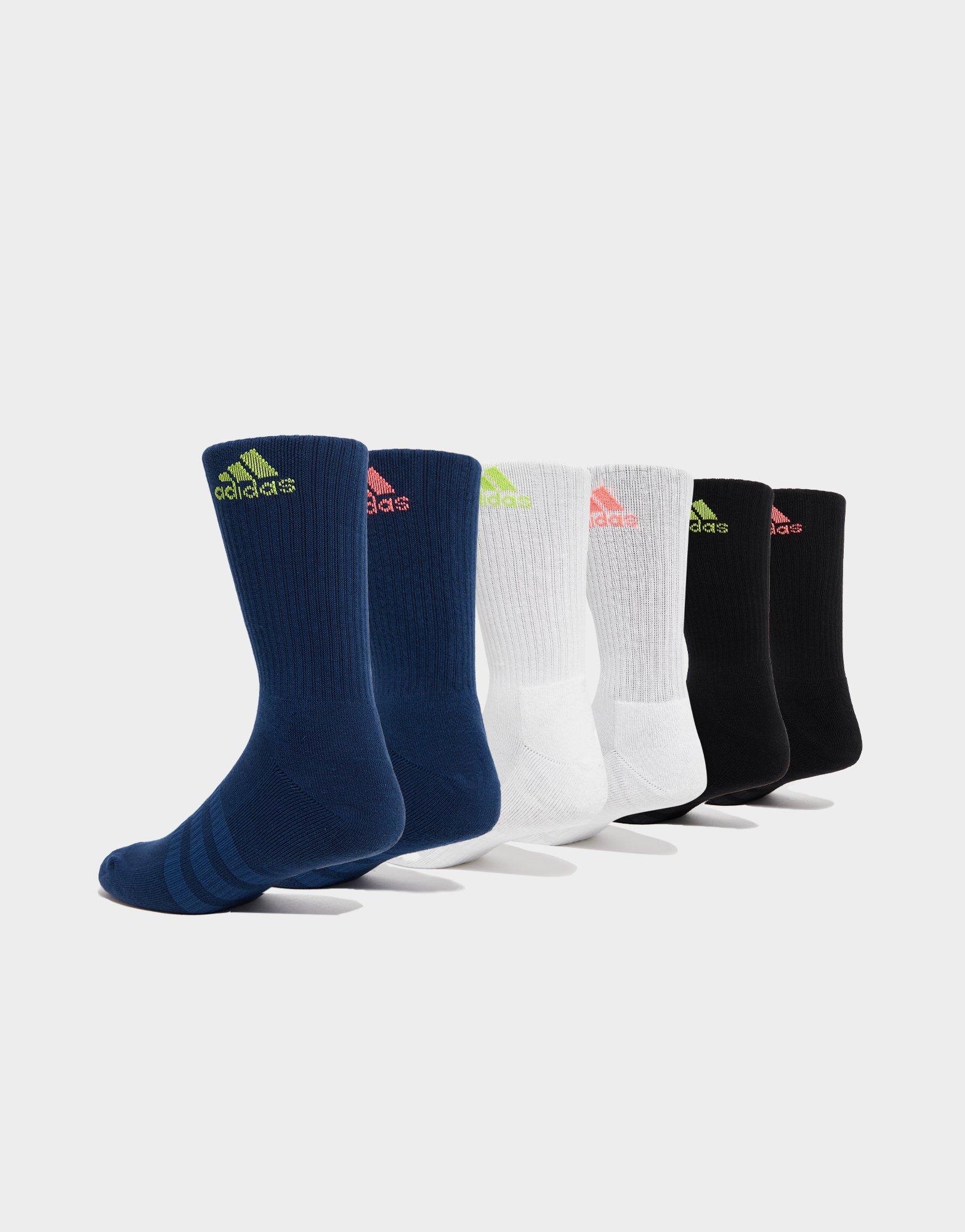 adidas 6 Pack Badge of Sport Cushioned Crew Socks