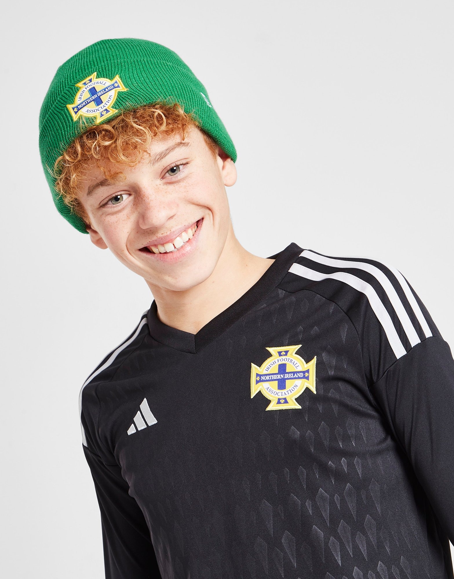 New Era Northern Ireland Knitted Beanie Hat Kids