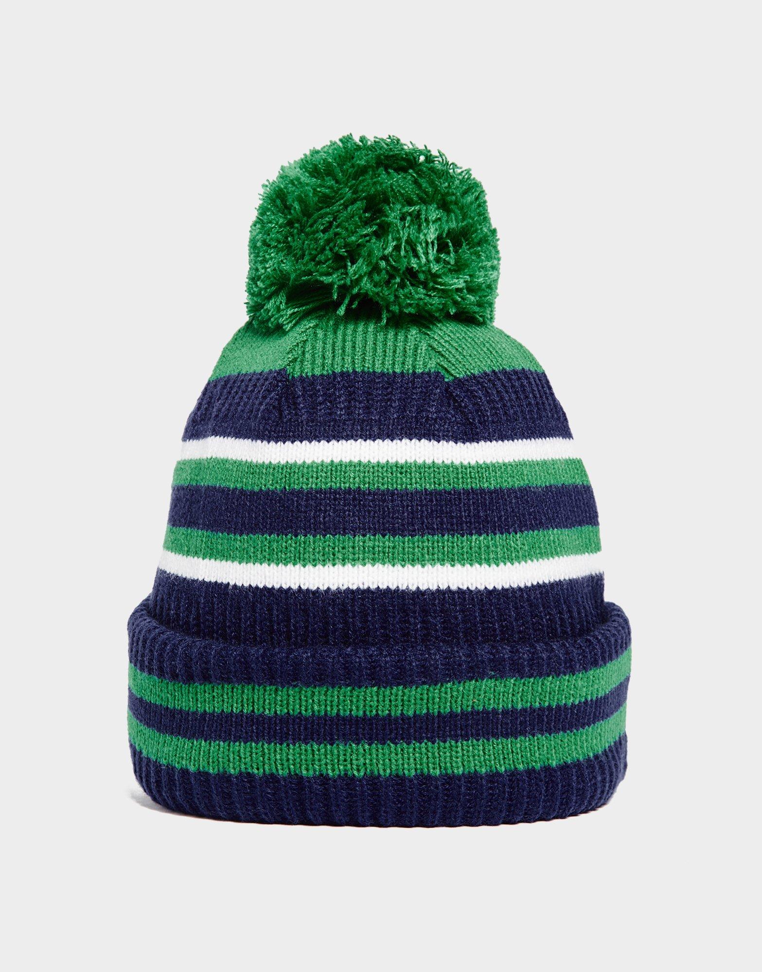 Youth Navy Dallas Cowboys Trend Cuffed Knit Hat with Pom