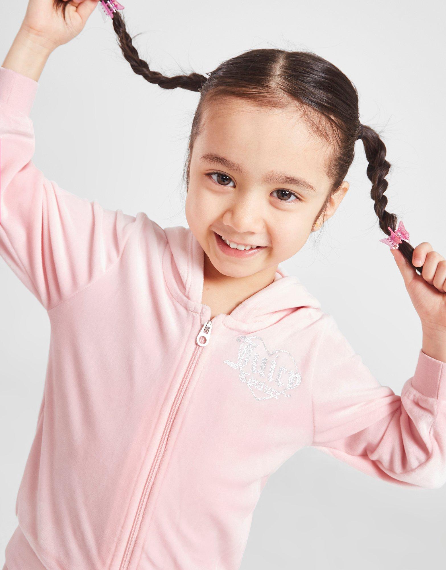 Juicy Couture Velour Full Zip Hooded Tracksuit Infant