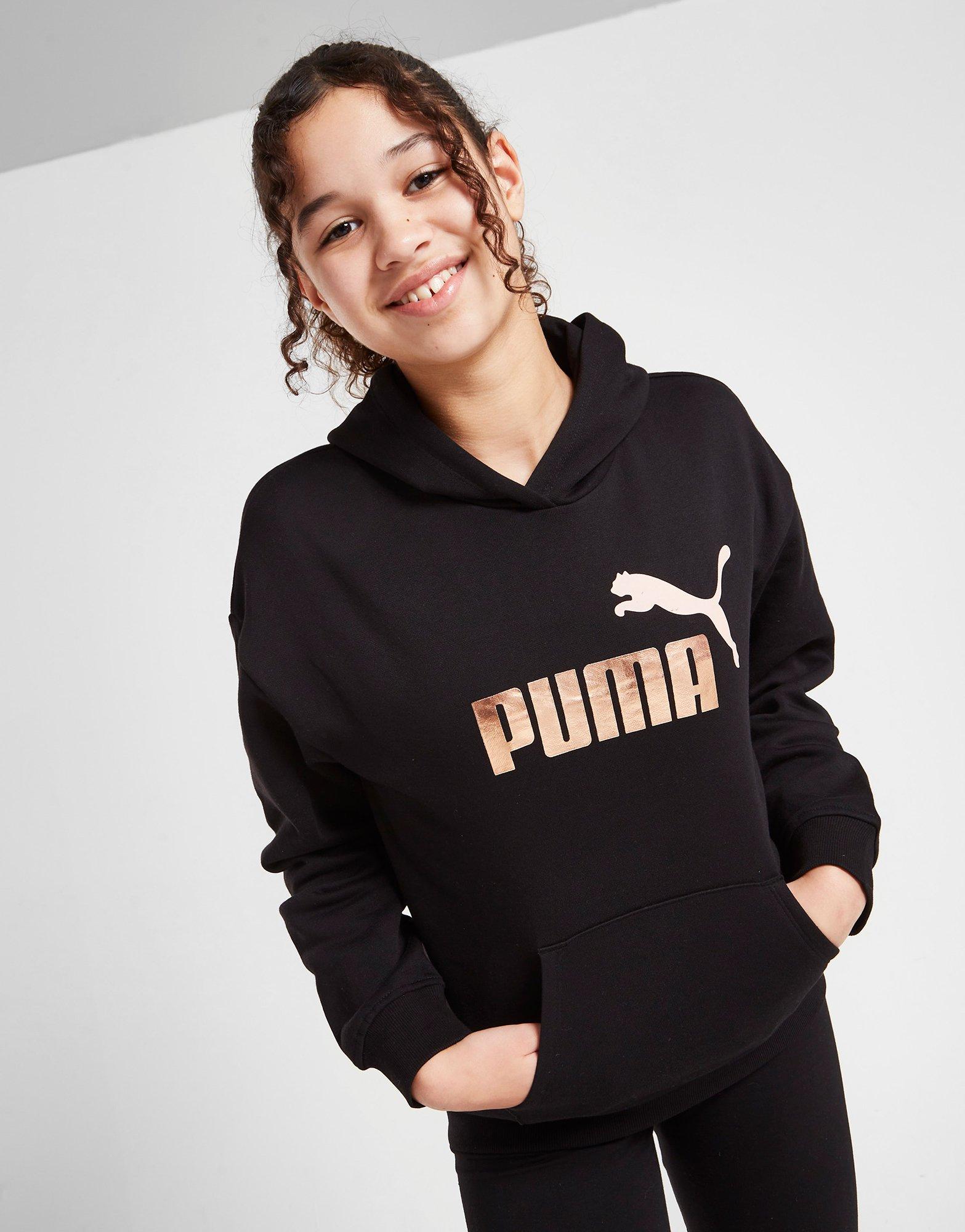 Black and rose gold cheap puma hoodie