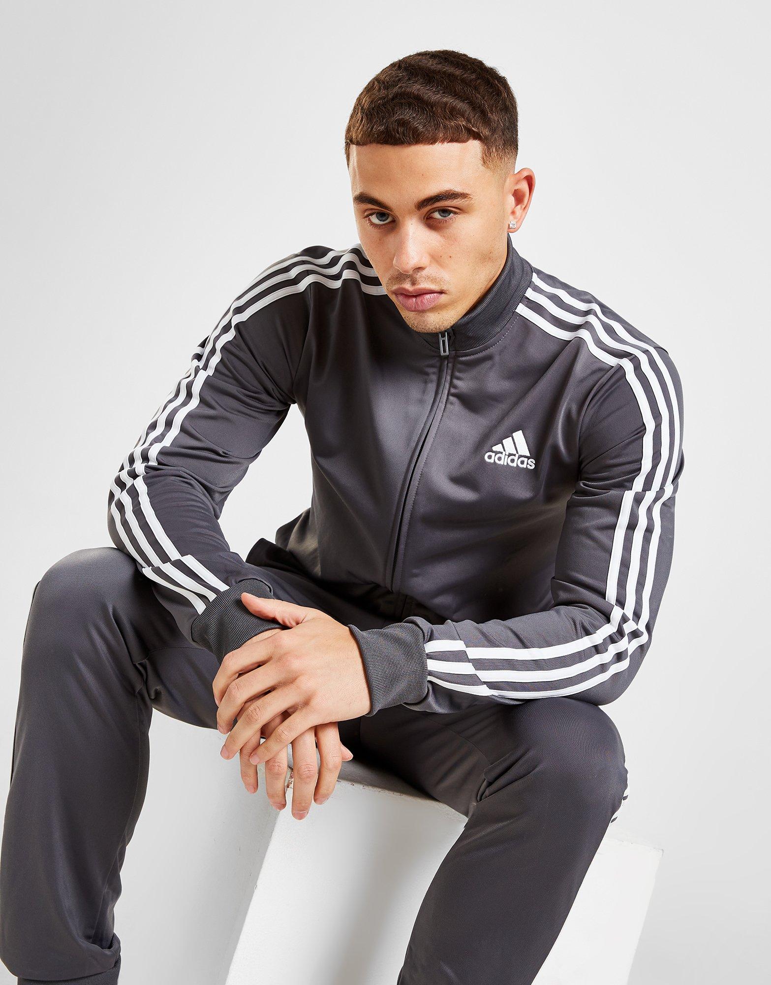 Emperador Tentación tuberculosis adidas chaqueta de chándal Badge of Sport 3-Stripes en Gris | JD Sports  España