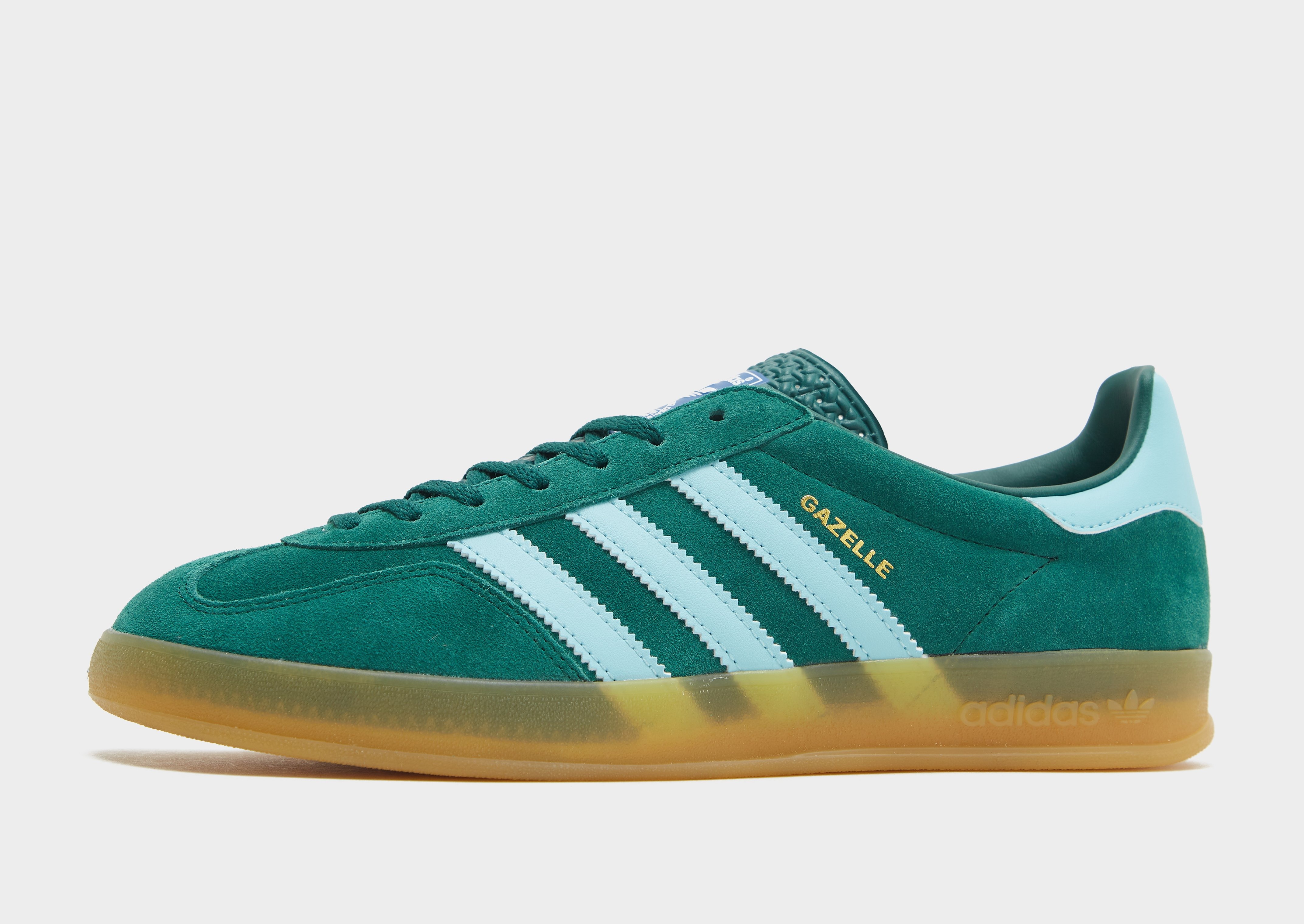 Green adidas Originals Gazelle Indoor - JD Sports Global