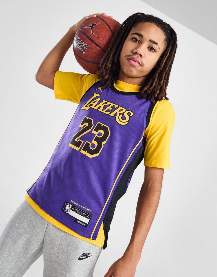 Jordan NBA LA Lakers James #6 Jersey Junior