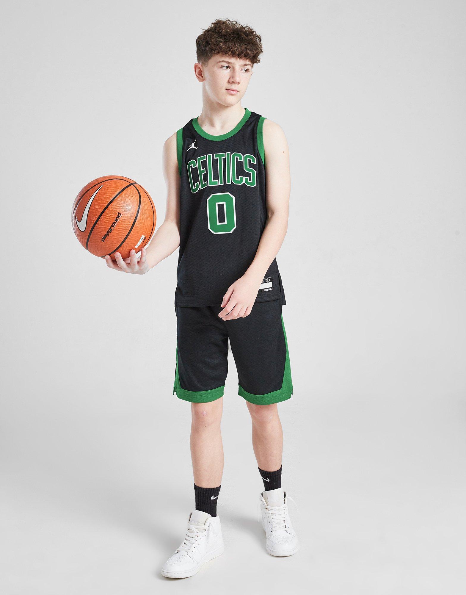 Black Jordan NBA Boston Celtics Tatum #0 Jersey Junior - JD Sports Ireland