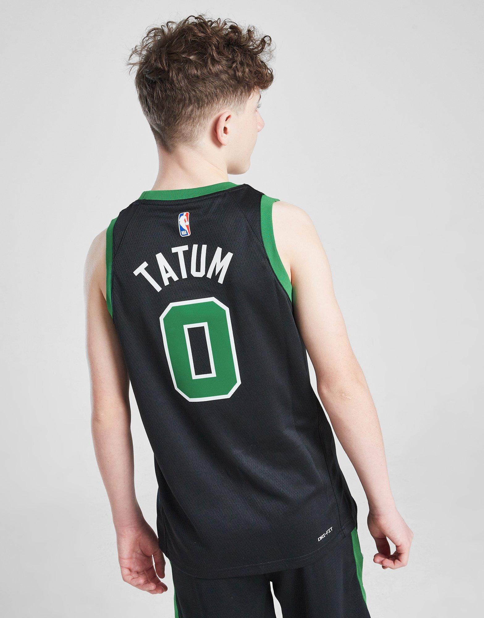 Black Jordan NBA Boston Celtics Tatum #0 Jersey Junior