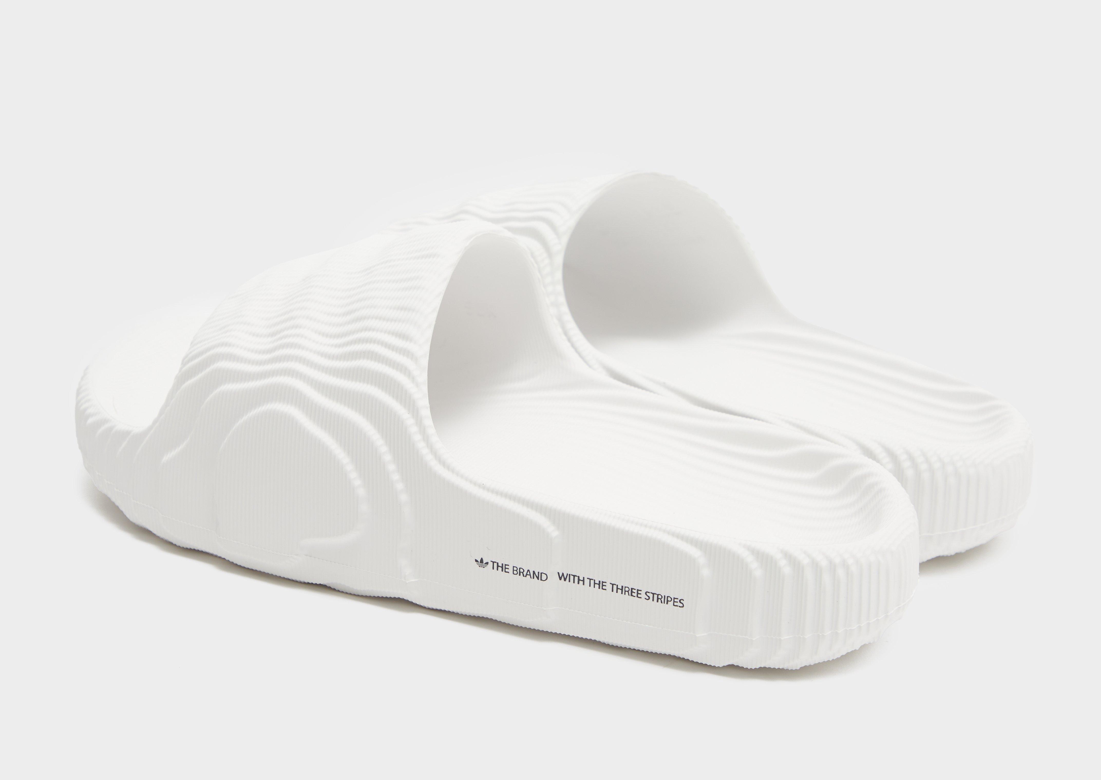 White adidas Originals Adilette 22 Slides Women's - JD Sports Global