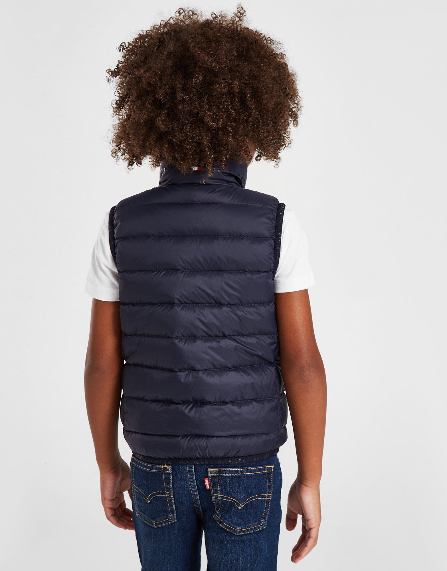 Blue Tommy Hilfiger Essential Light Gilet Children JD Sports Global