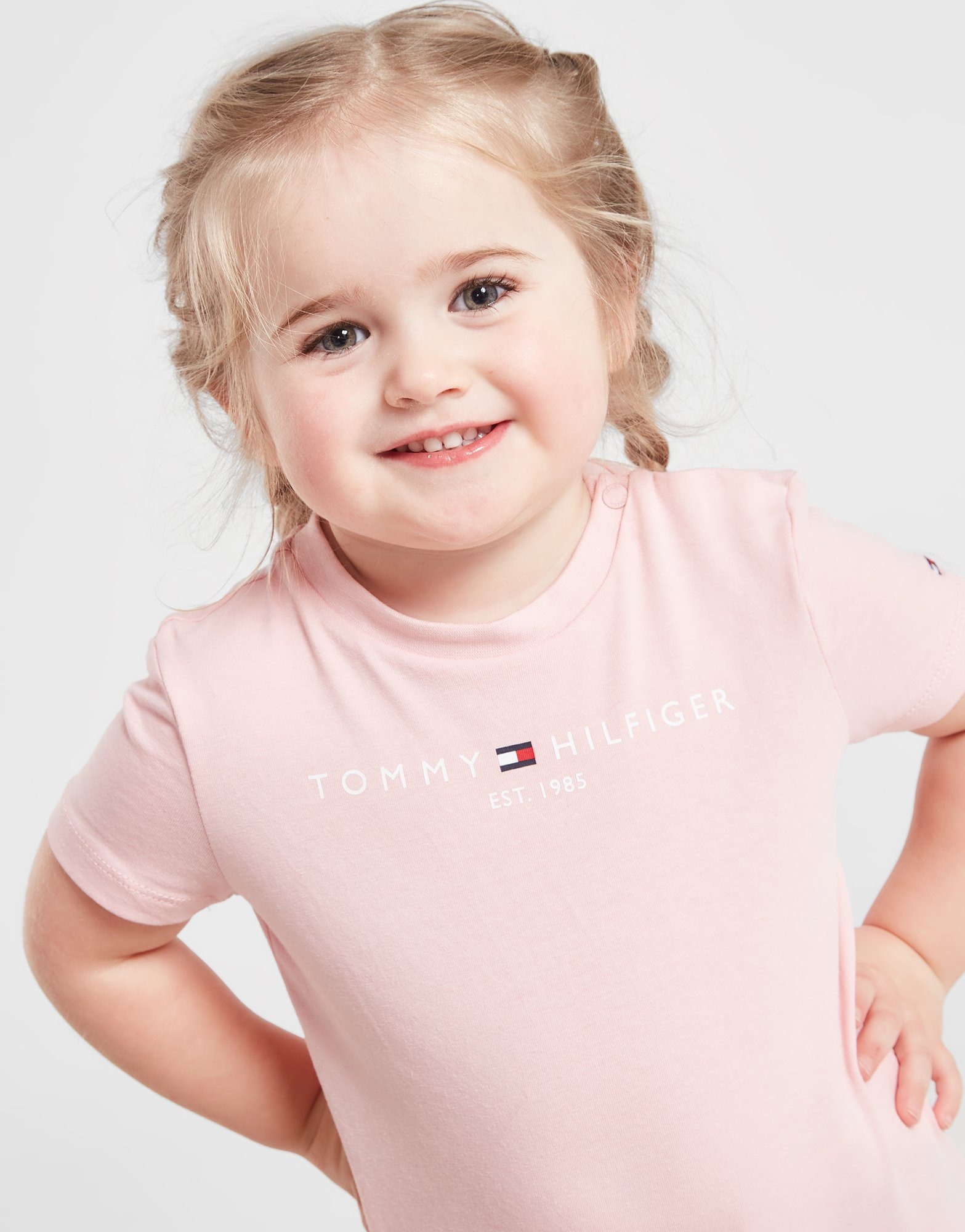 Pink Hilfiger Essential T-Shirt Småbørn - JD