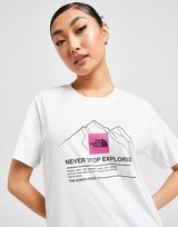 The North Face Mountain Graphic T-Shirt Donna