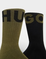 HUGO 2-Pack Rib Icon Socks