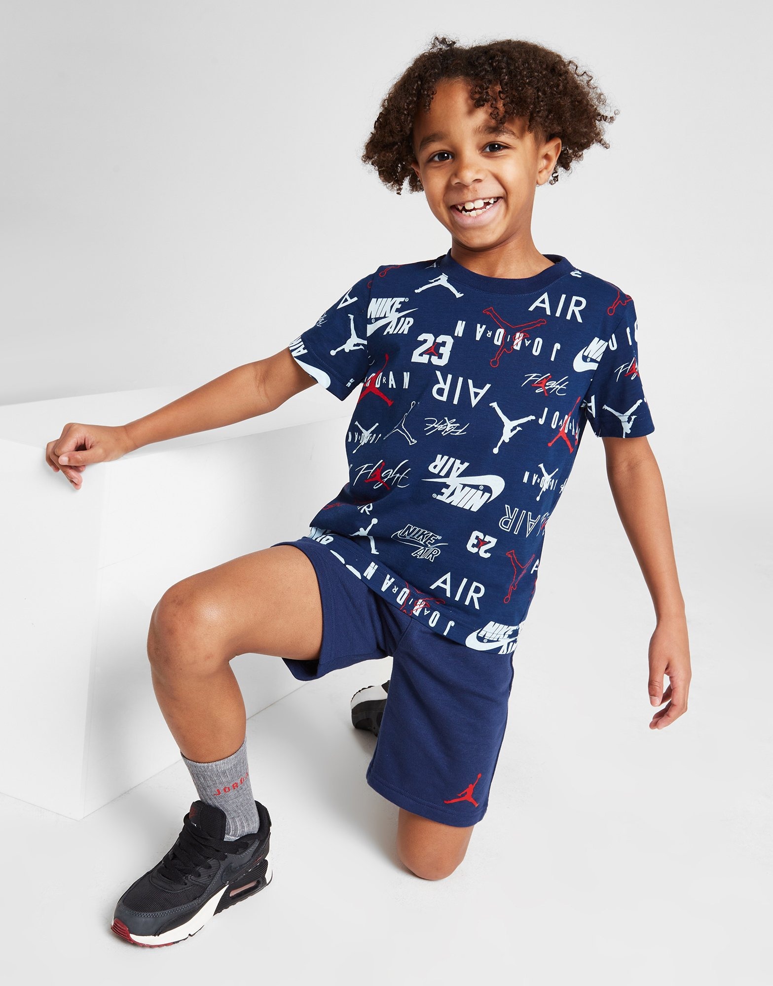 boykot sløring ejer Jordan All Over Print T-Shirt/Shorts Set Children - JD Sports Danmark