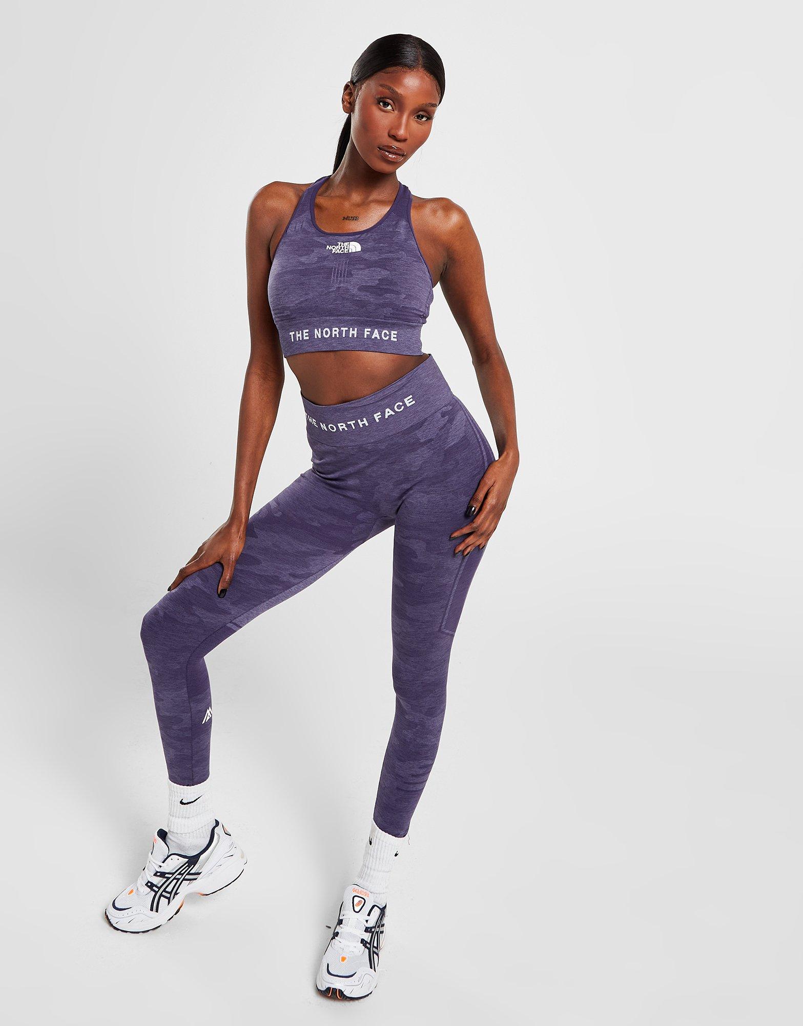 The North Face Camo Seamless Sports Bra