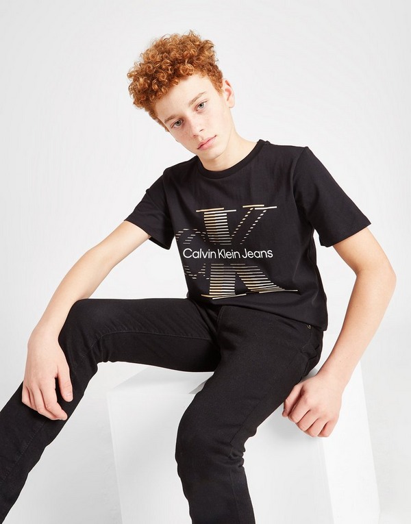 Calvin Klein Jeans Lines Logo T-Shirt Kinder