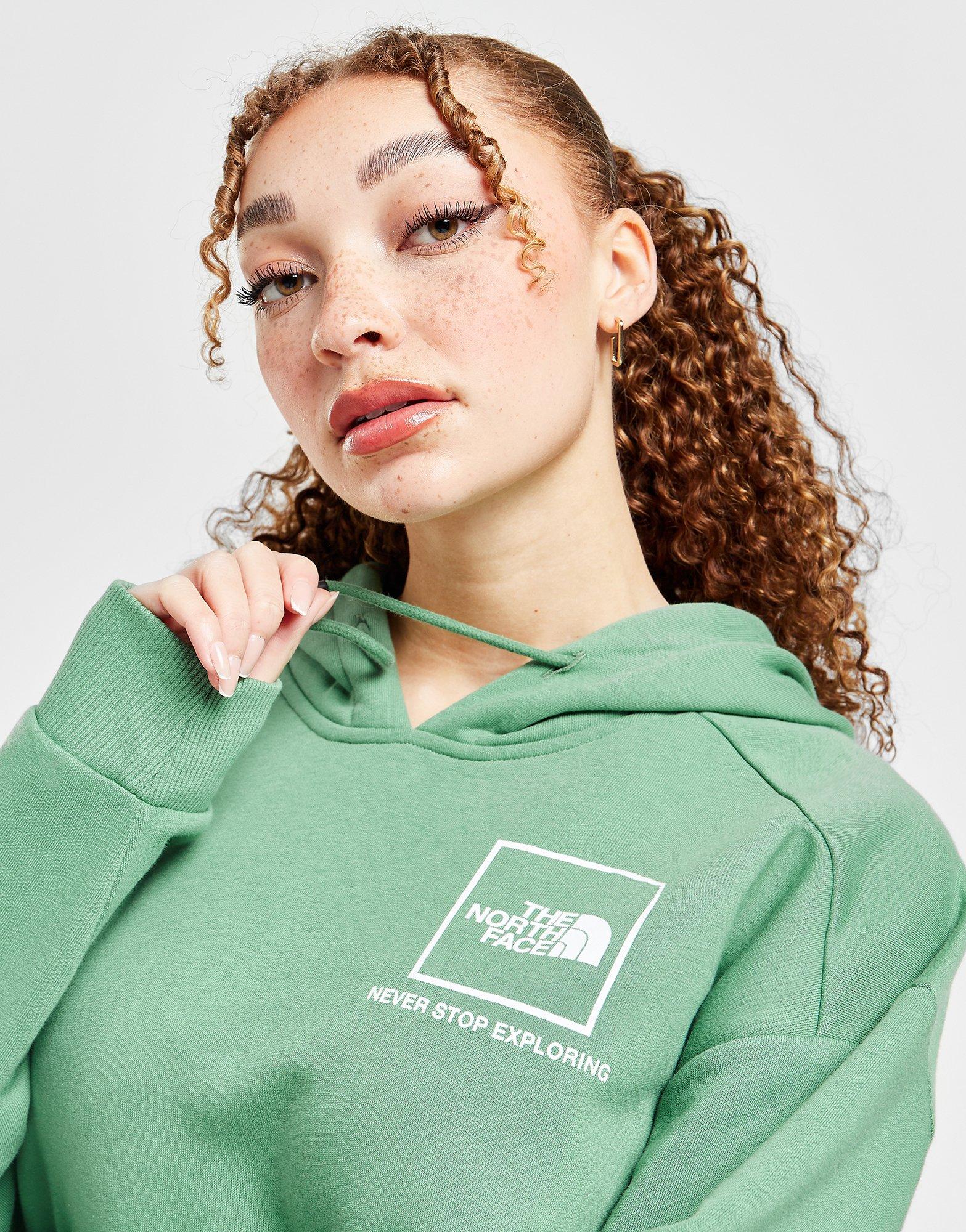 Green The North Face Box Hoodie | JD Sports Global - JD Sports Global