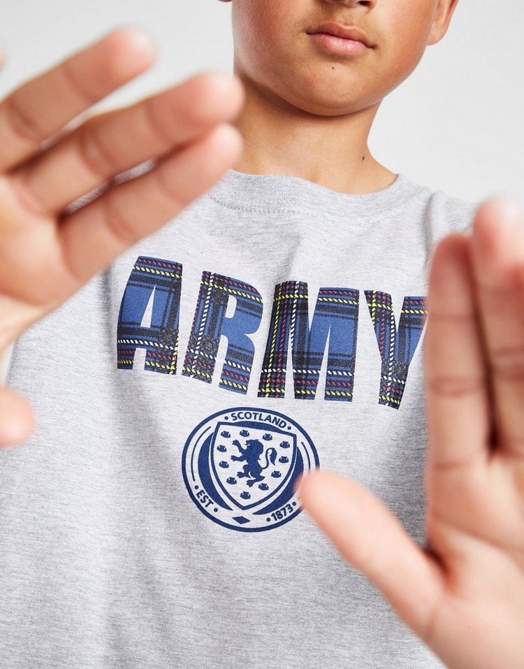 Official Team Scotland FA Army T-Shirt Junior