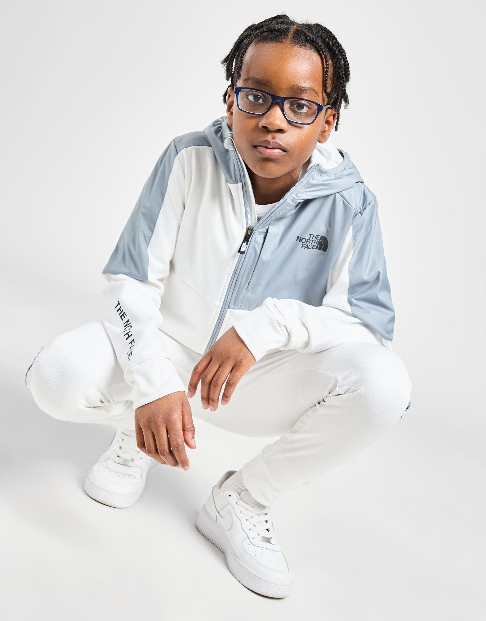 White The North Face Train N Logo Full Zip Hoodie Junior | JD Sports Global