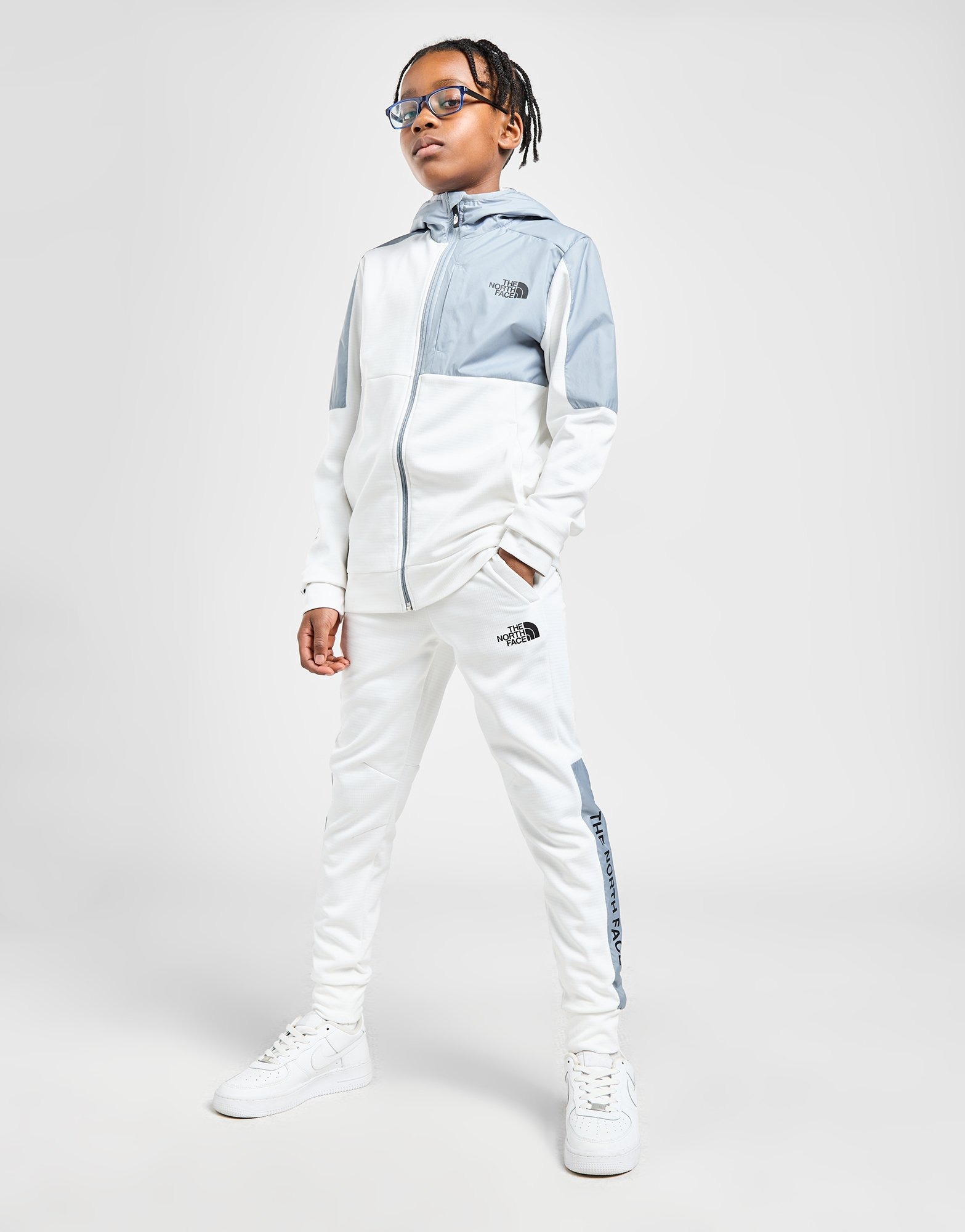 Hvid The North Face Train Logo Track Junior - JD Sports Danmark