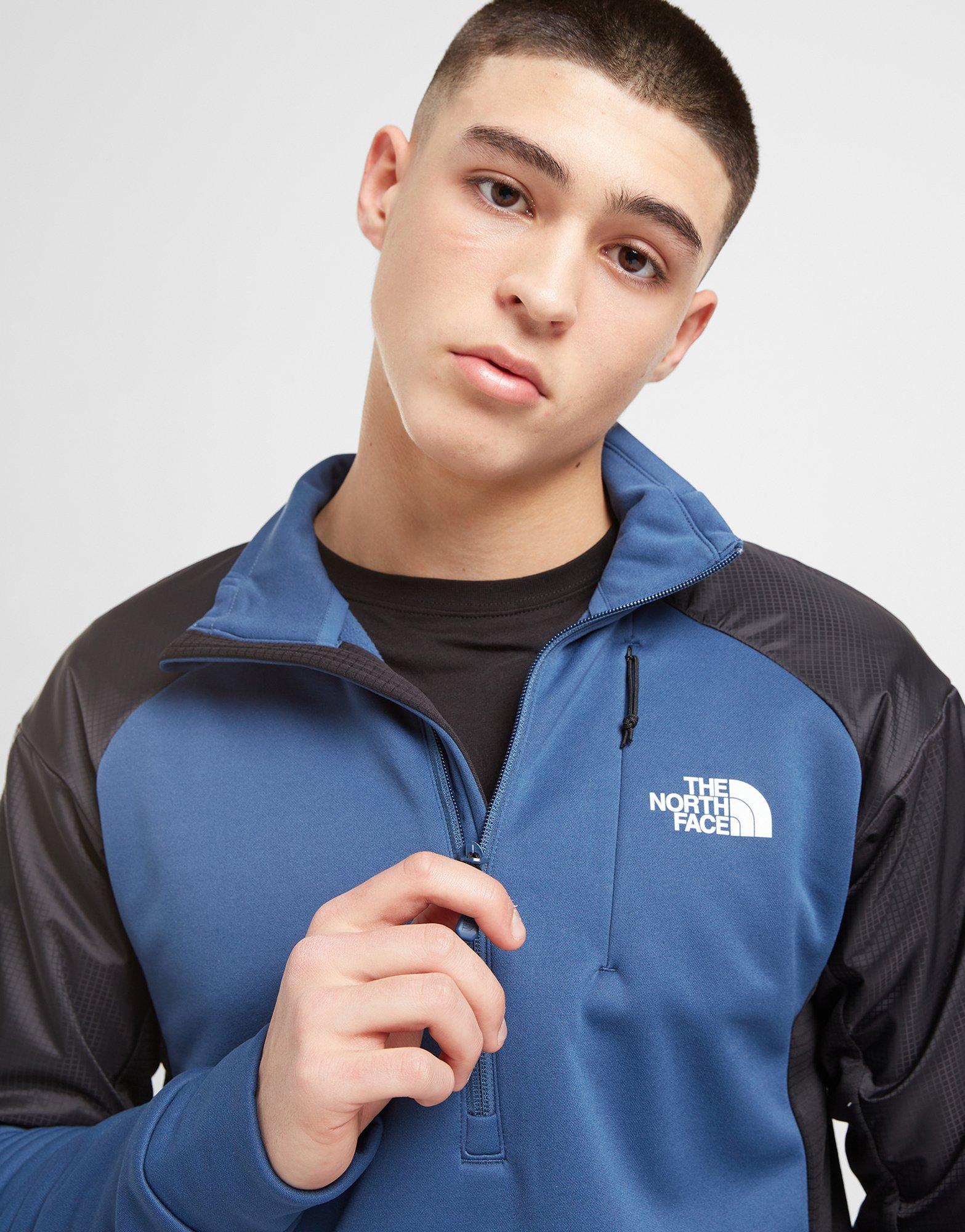 Blue The North Face Mittellegi 1/2 Zip Sweatshirt | JD Sports Global