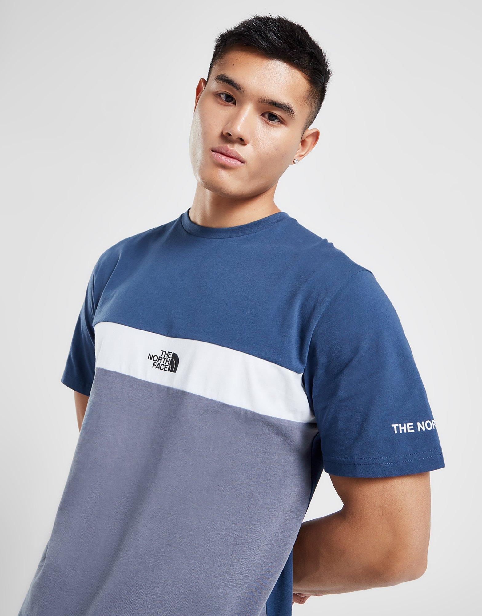 Grey The North Face Colour Block T-Shirt - JD Sports Singapore