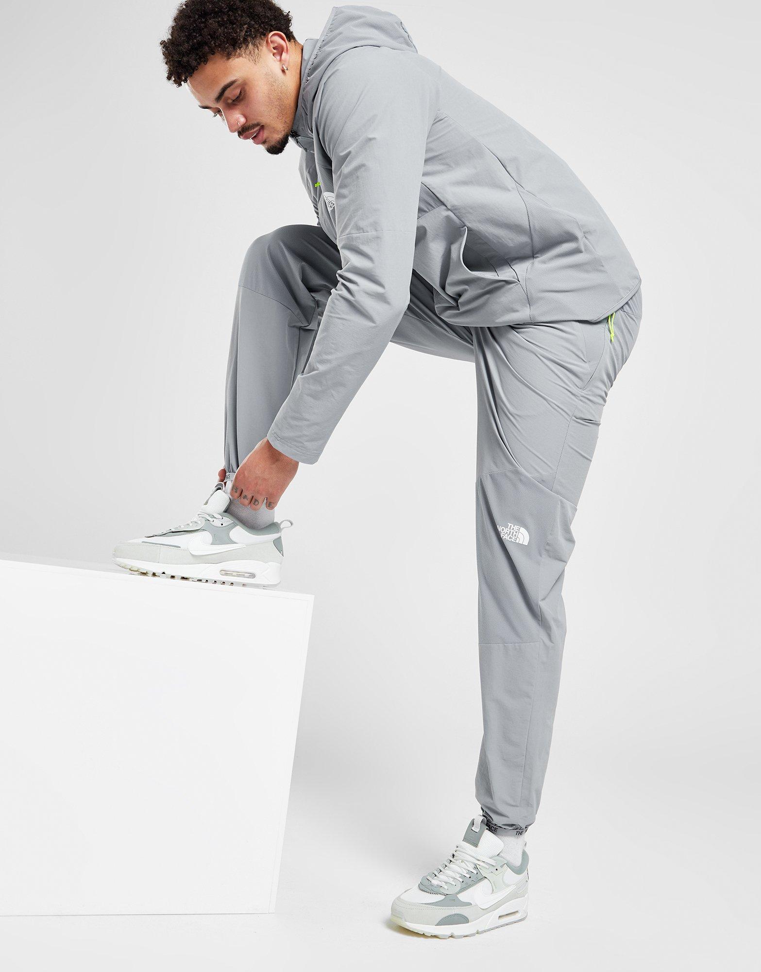 North face best sale track pants grey