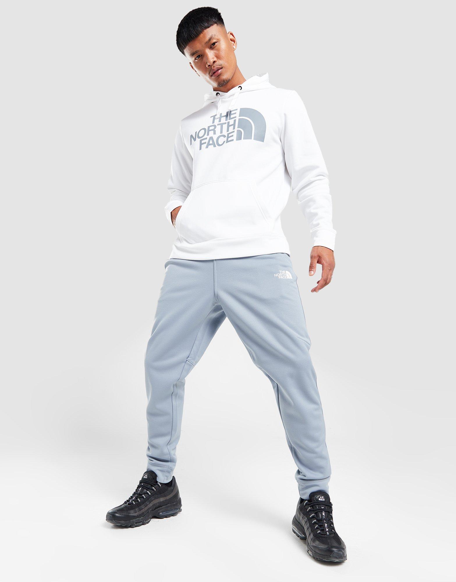 Light grey north store face tracksuit