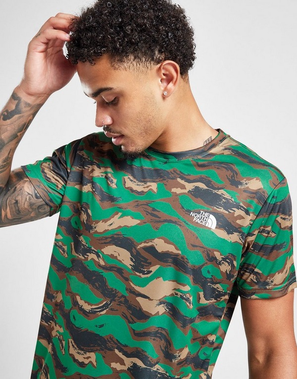 Green The North Reaxion T-Shirt | JD Sports