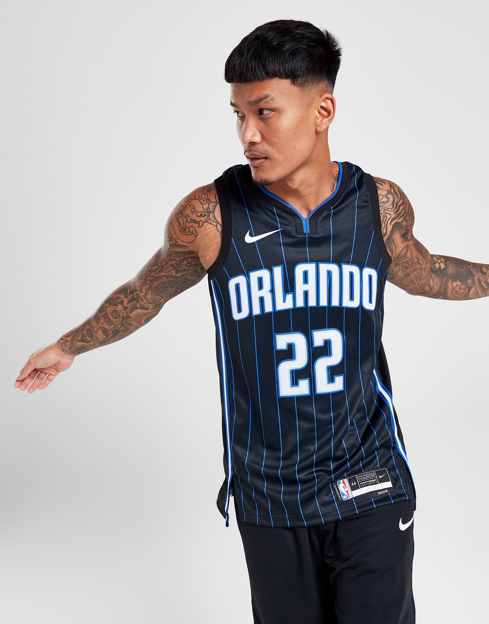 Zwart Nike Orlando Magic Icon Edition 2022/23 Swingman Nike NBAjersey