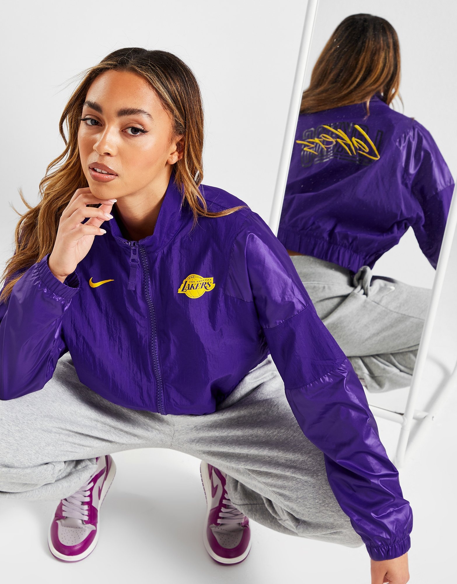 cero Ligadura segundo Nike NBA LA Lakers Courtside Lightweight Jacket en | JD Sports España