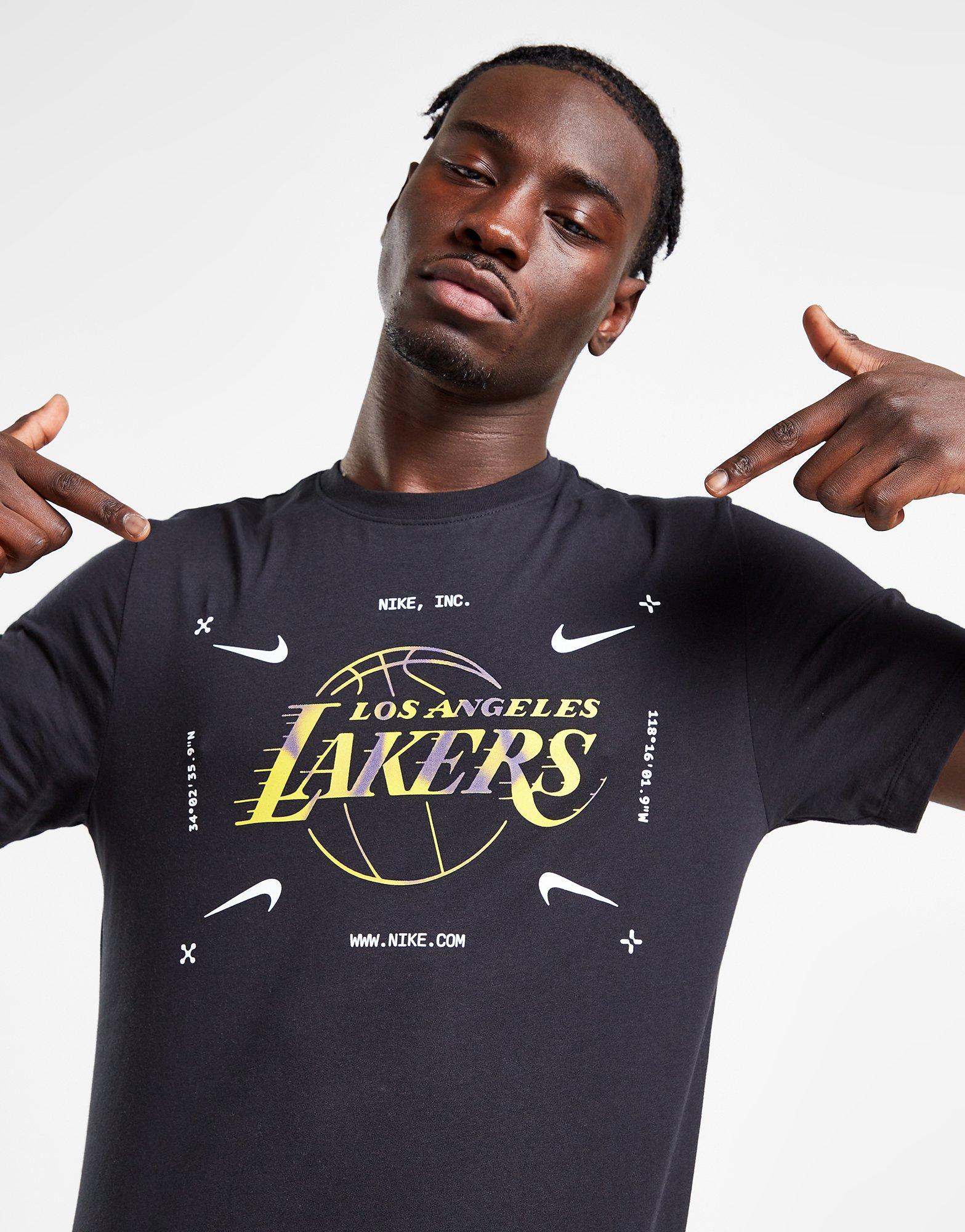 camiseta LA Lakers Athletic Logo Negro | JD Sports