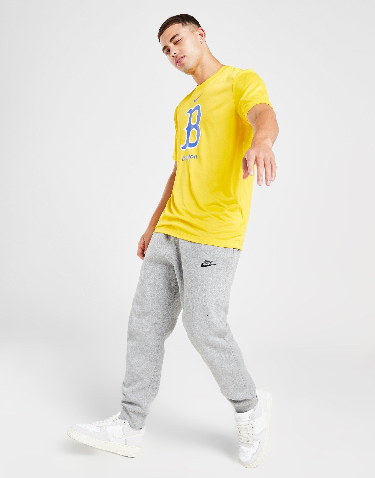 Yellow Nike MLB Boston Red Sox City Connect Shirt - JD Sports Ireland