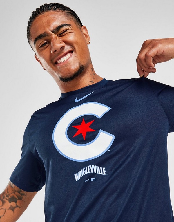 MLB Men's Chicago Cubs Nike Practice T-Shirt - White