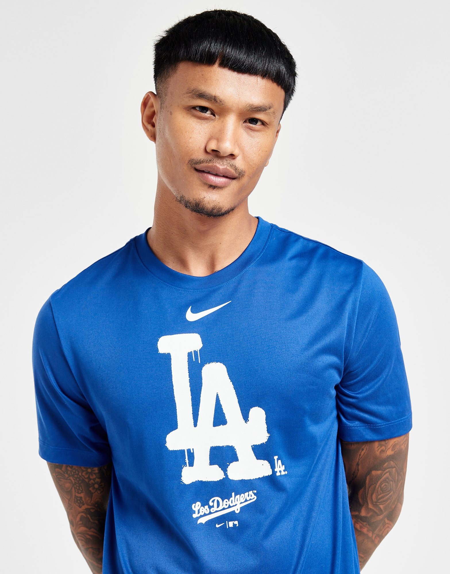 Blue Nike MLB LA Dodgers City Logo T-Shirt - JD Sports Ireland