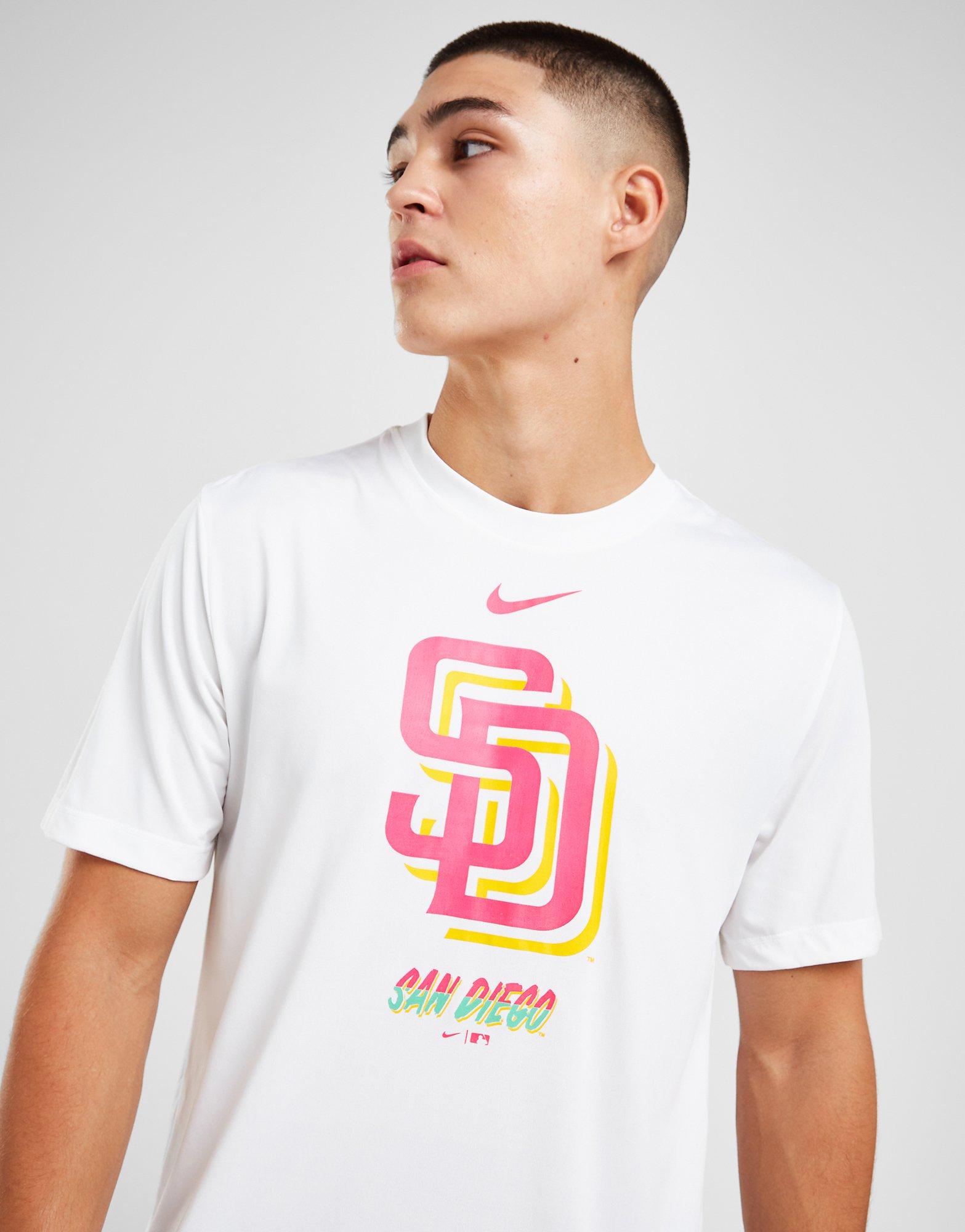 White Nike MLB San Diego Padres City T-Shirt