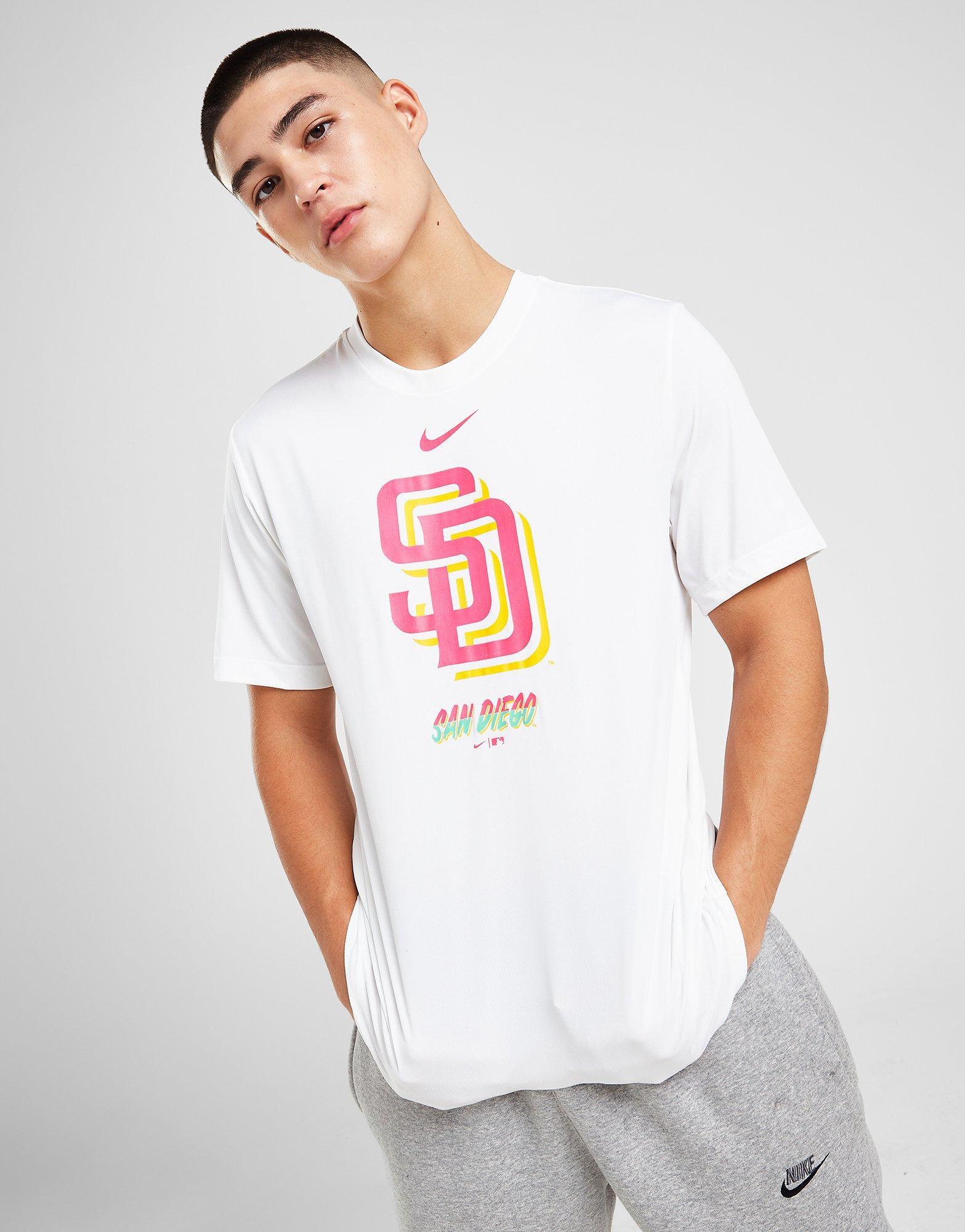 White Nike MLB San Diego Padres City T-Shirt