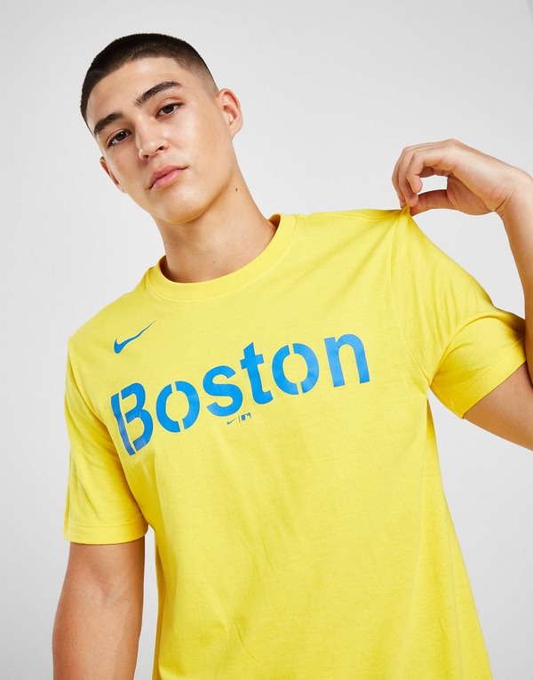 Yellow Nike MLB Boston Red Sox City Essential T-Shirt - JD Sports Ireland