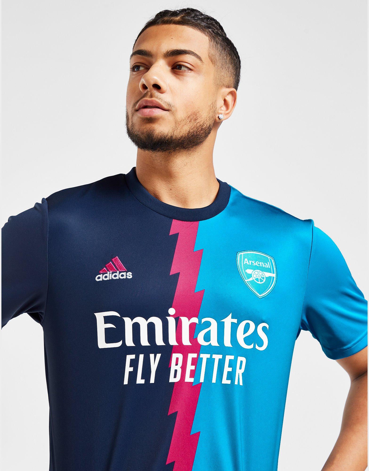 Beschikbaar zeven Verbeelding Blue adidas Arsenal FC 2022/23 Pre Match Shirt | JD Sports Global