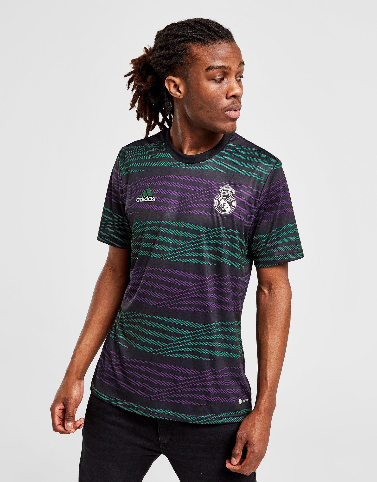 adidas Camiseta calentamiento Real Madrid Negro | JD Sports